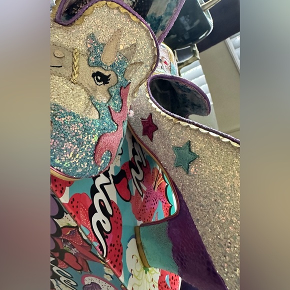 Irregular Choice Glitter Star Heels - Picture 5 of 7